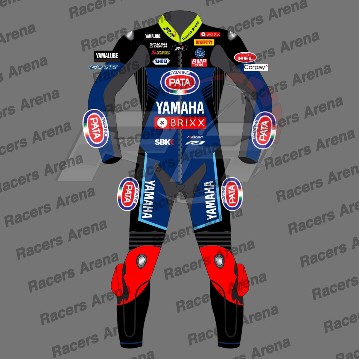 Toprak Razgatlioglu Pata Yamaha SBK 2022 Motorcycle Leather Racing Suit