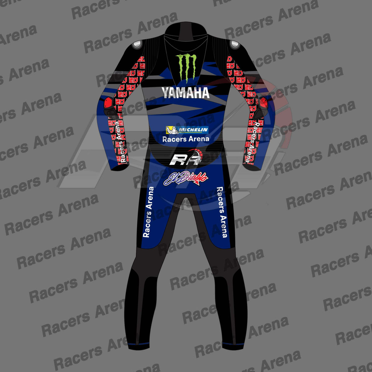 Fabio Quartararo Monster Energy 2024 Spidi Trend Motorcycle Leather Racing Suit