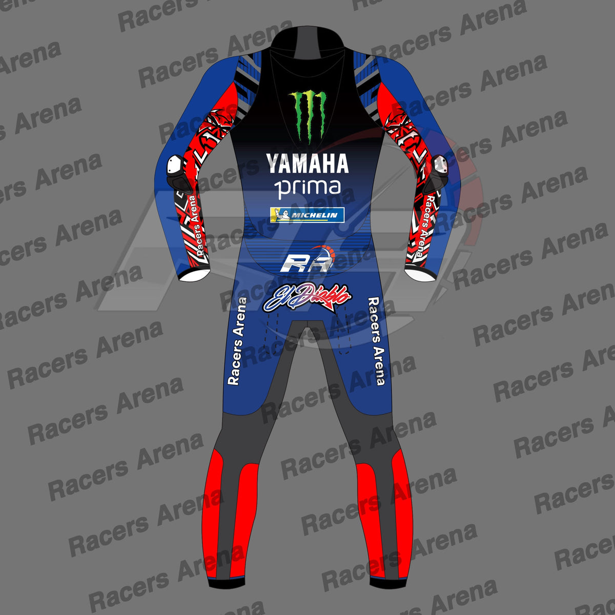 Fabio Quartararo Spidi Trend Monster Energy 2025 Motorcycle Leather Race Suit