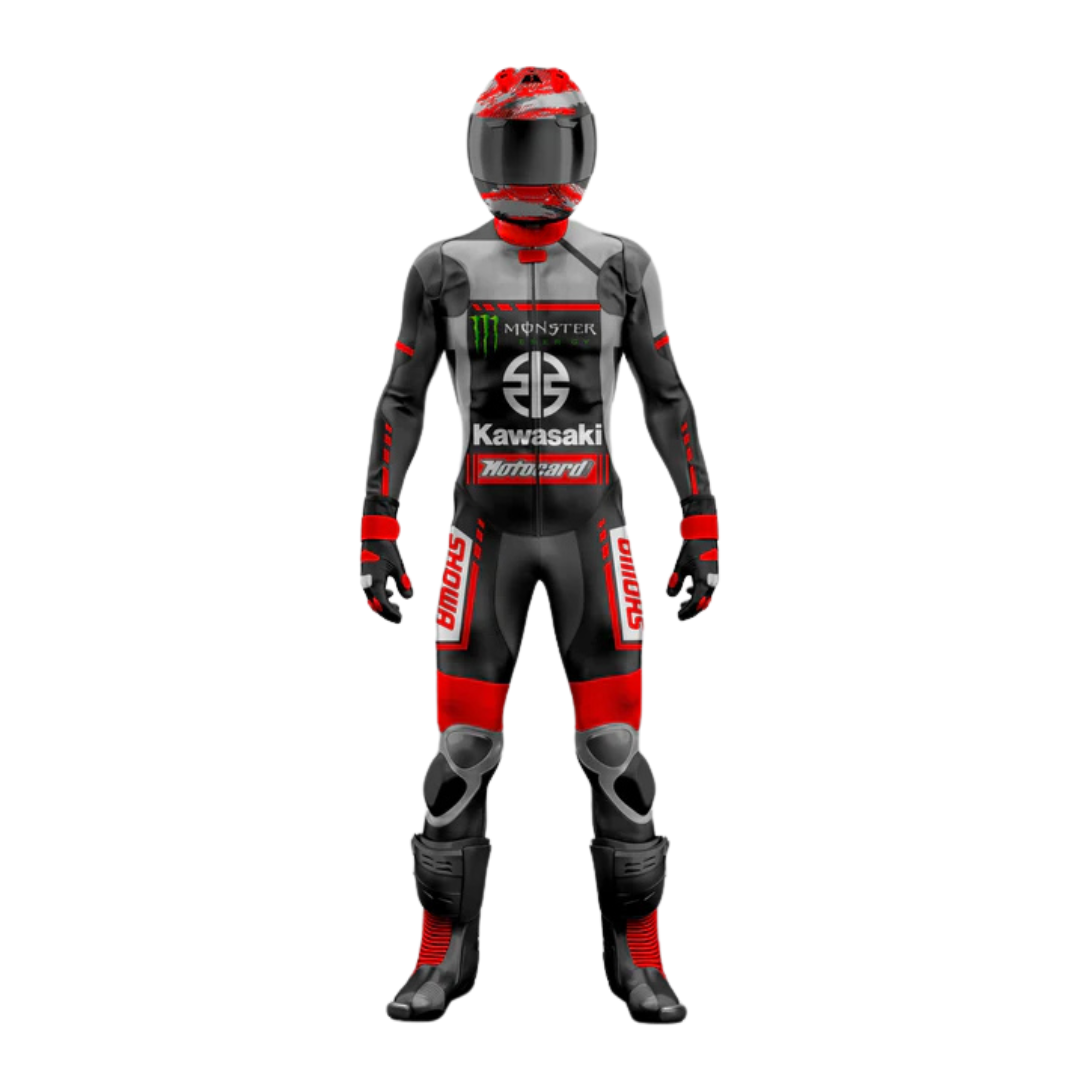 Custom Blue Red Pro Premium Podium Spidi Trend Leather Racing Suit