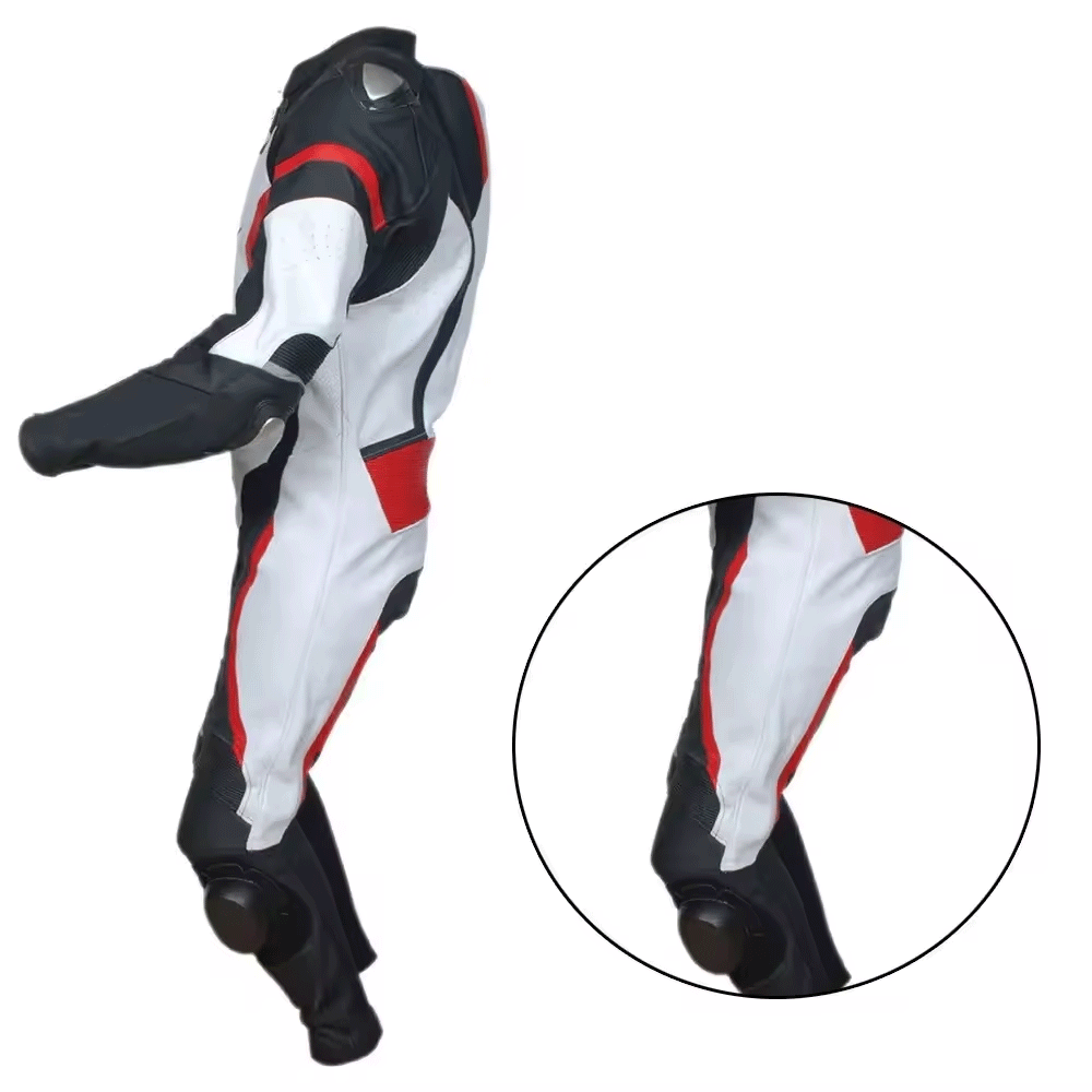 Custom Club Racer Blue Club Racer Motorcycle Leather Suit