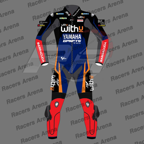Andrea Dovizioso Yamaha WithU Spidi Trend 2022 Motorcycle Leather Race Suit