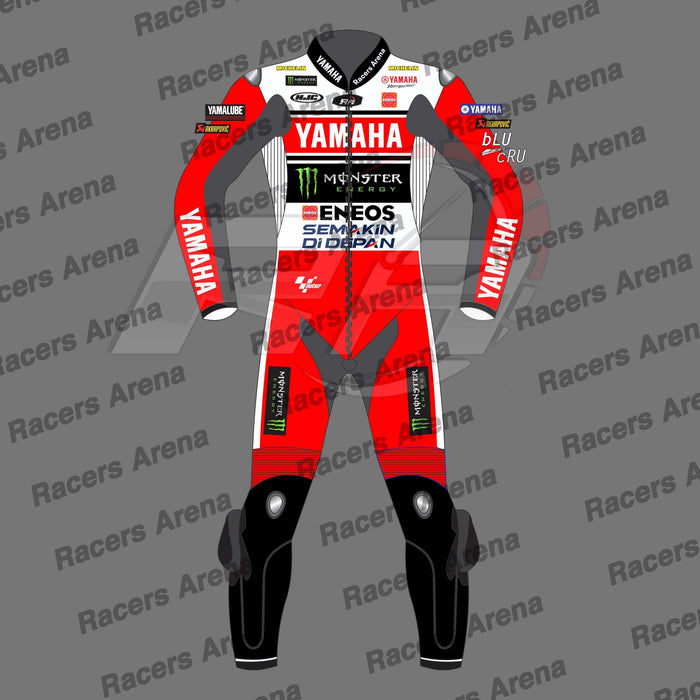 Fabio Quartararo Yamaha British GP 2024 Motorcycle Leather Race Suit