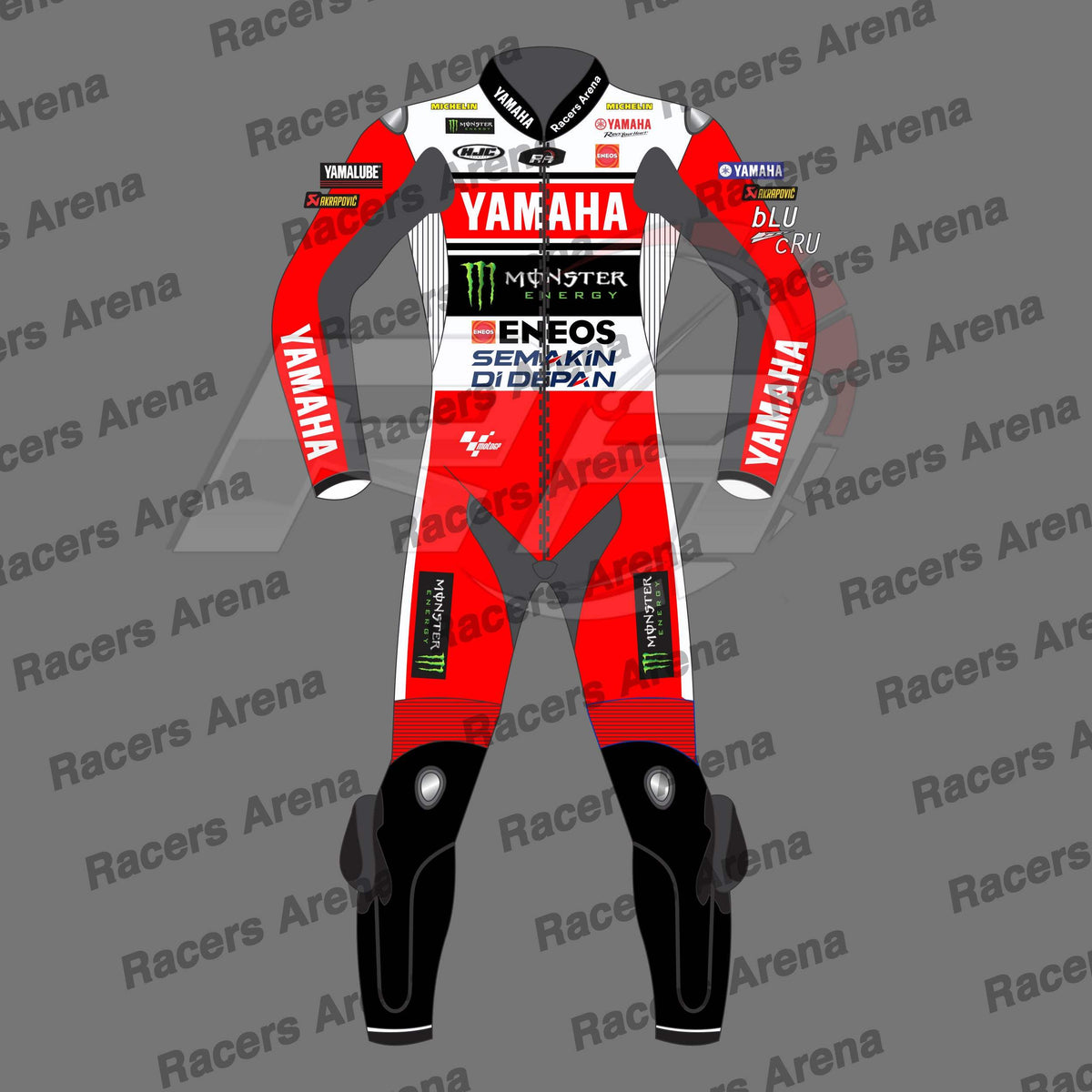 Fabio Quartararo Yamaha British GP 2024 Motorcycle Leather Race Suit