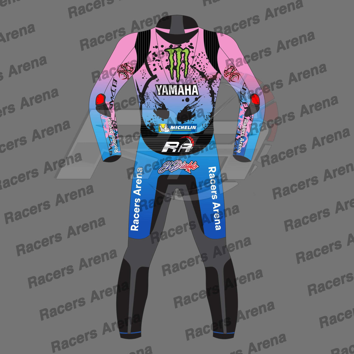 Fabio Quartararo Yamaha Suit French GP 2024 Motorcycle Leather Race Suit