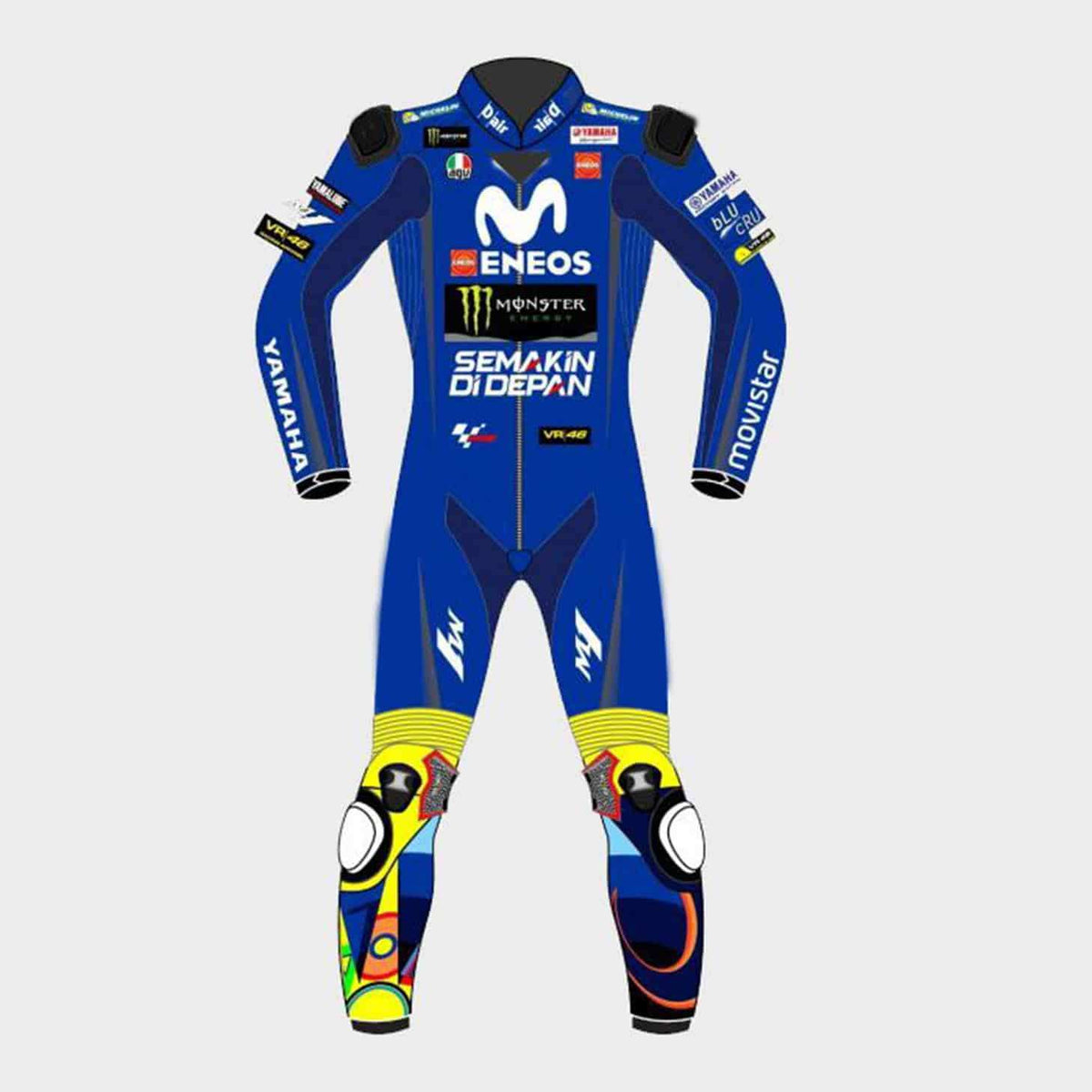 Valentino Rossi Movistar Yamaha Spidi Trend 2018 Race Suit