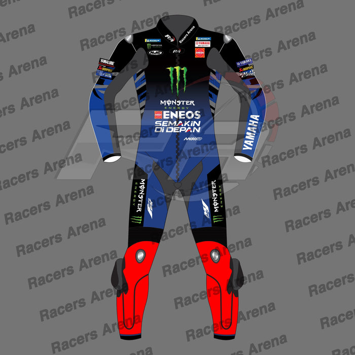 Fabio Quartararo Spidi Trend Monster Energy 2025 Motorcycle Leather Race Suit