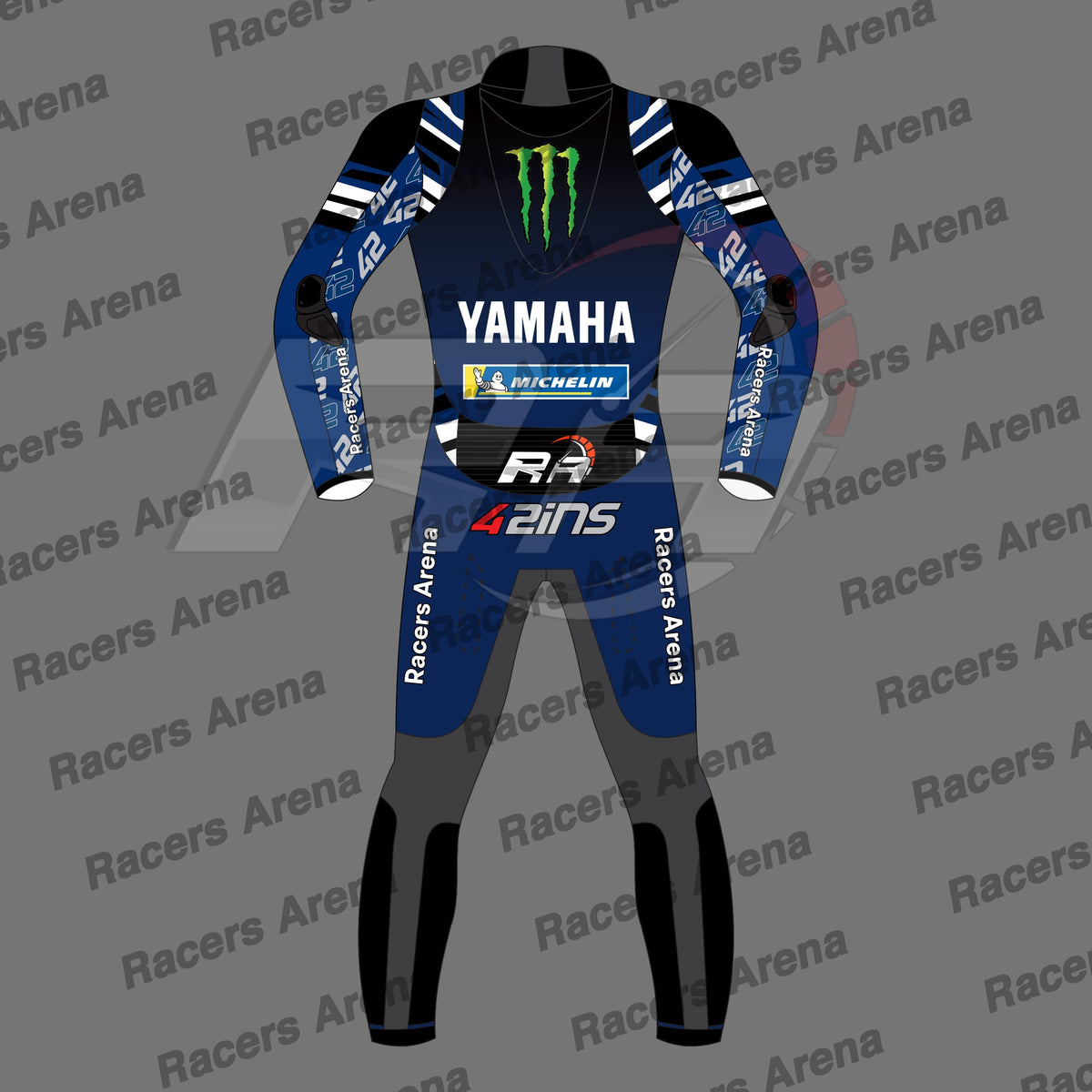 Alex Rins Monster Energy Yamaha Spidi Trend 2026 Race Leather Suit