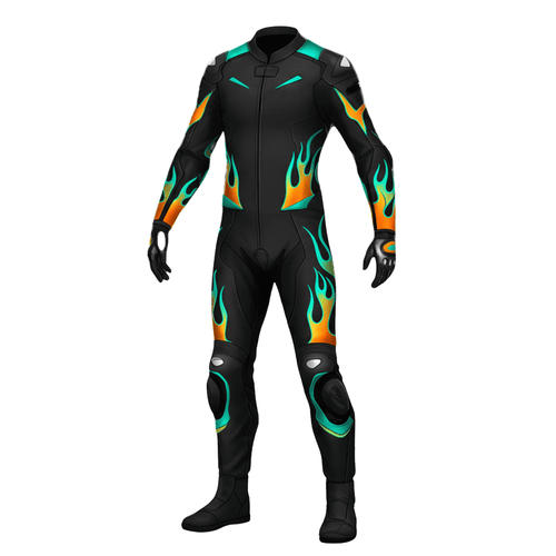 Custom Arctic White Red Pro Circuit Spidi Trend Race Suit