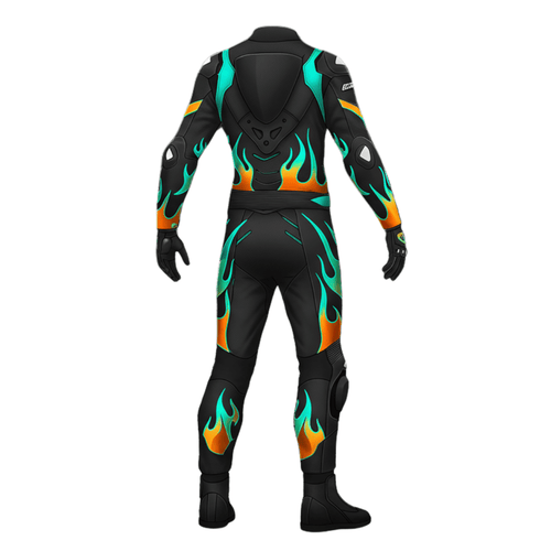 Custom Arctic White Red Pro Circuit Spidi Trend Race Suit