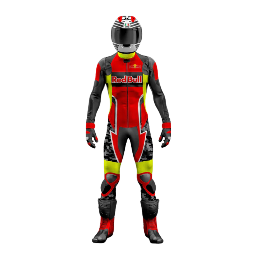 Custom Neon Yellow Reflex Monza Blue Spidi Trend Leather Racing Suit