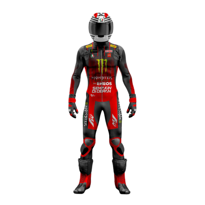 Custom Graphite Red Trim Premium Apex Spidi Trend Race Suit