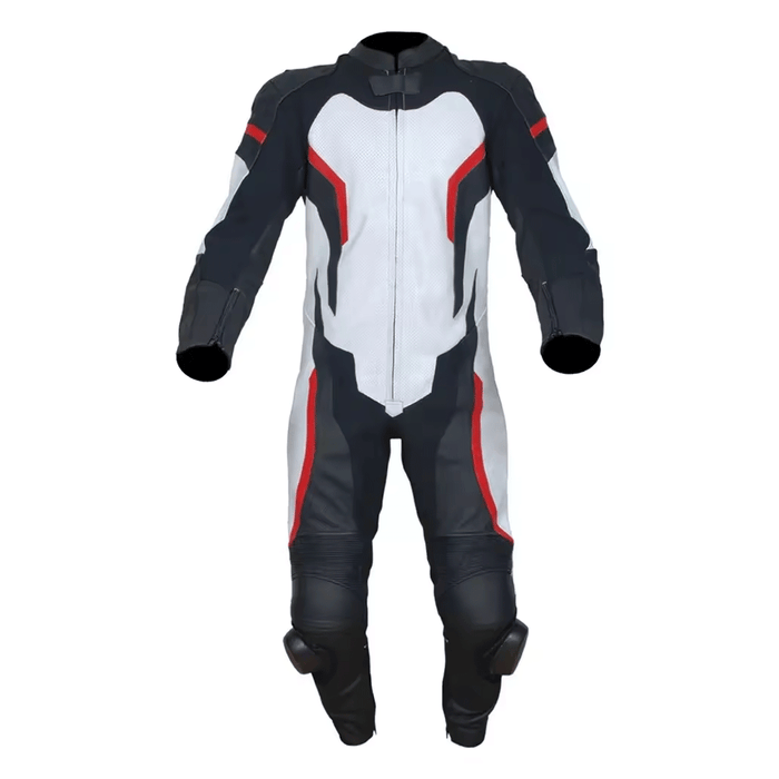 Custom Club Racer Blue Club Racer Motorcycle Leather Suit