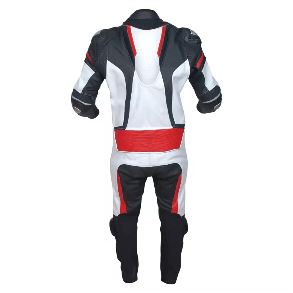 Custom Club Racer Blue Club Racer Motorcycle Leather Suit
