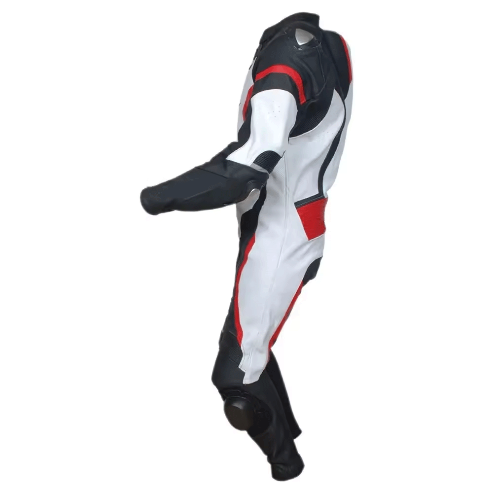 Custom Club Racer Blue Club Racer Motorcycle Leather Suit